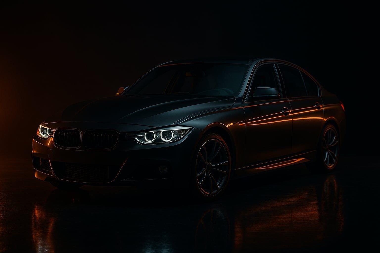 BMW 3er F30 Limousine, Dreiviertel-Frontansicht